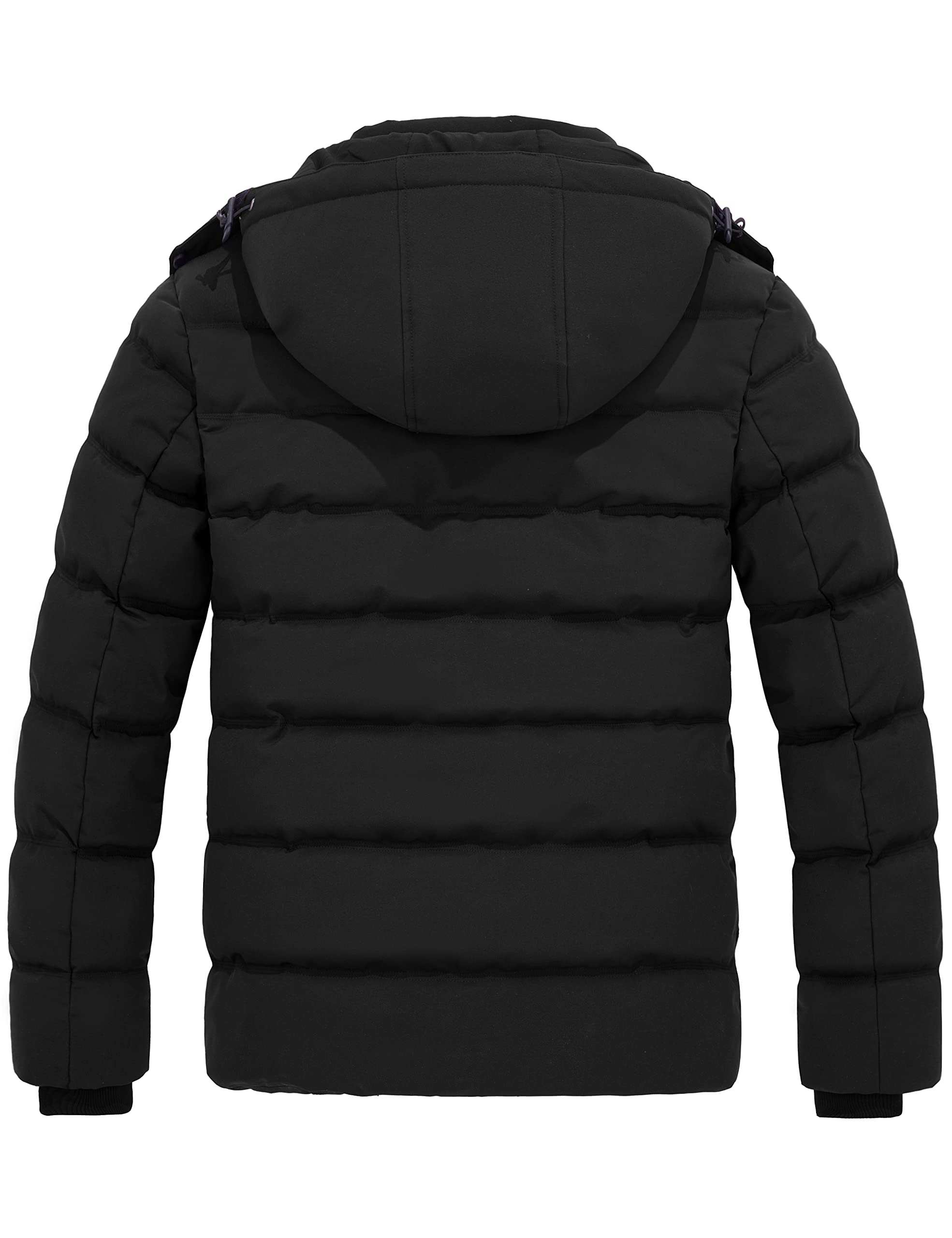 Foto 3 pulgar | Chaqueta Acolchada Impermeable Wantdo Para Hombre, Color Negro - Venta Internacional.