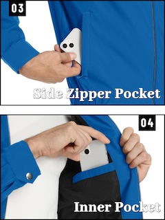 Foto 6 | Chaqueta Tacvasen Ligera A Prueba De Viento Para Hombre Azul Verde - Venta Internacional.