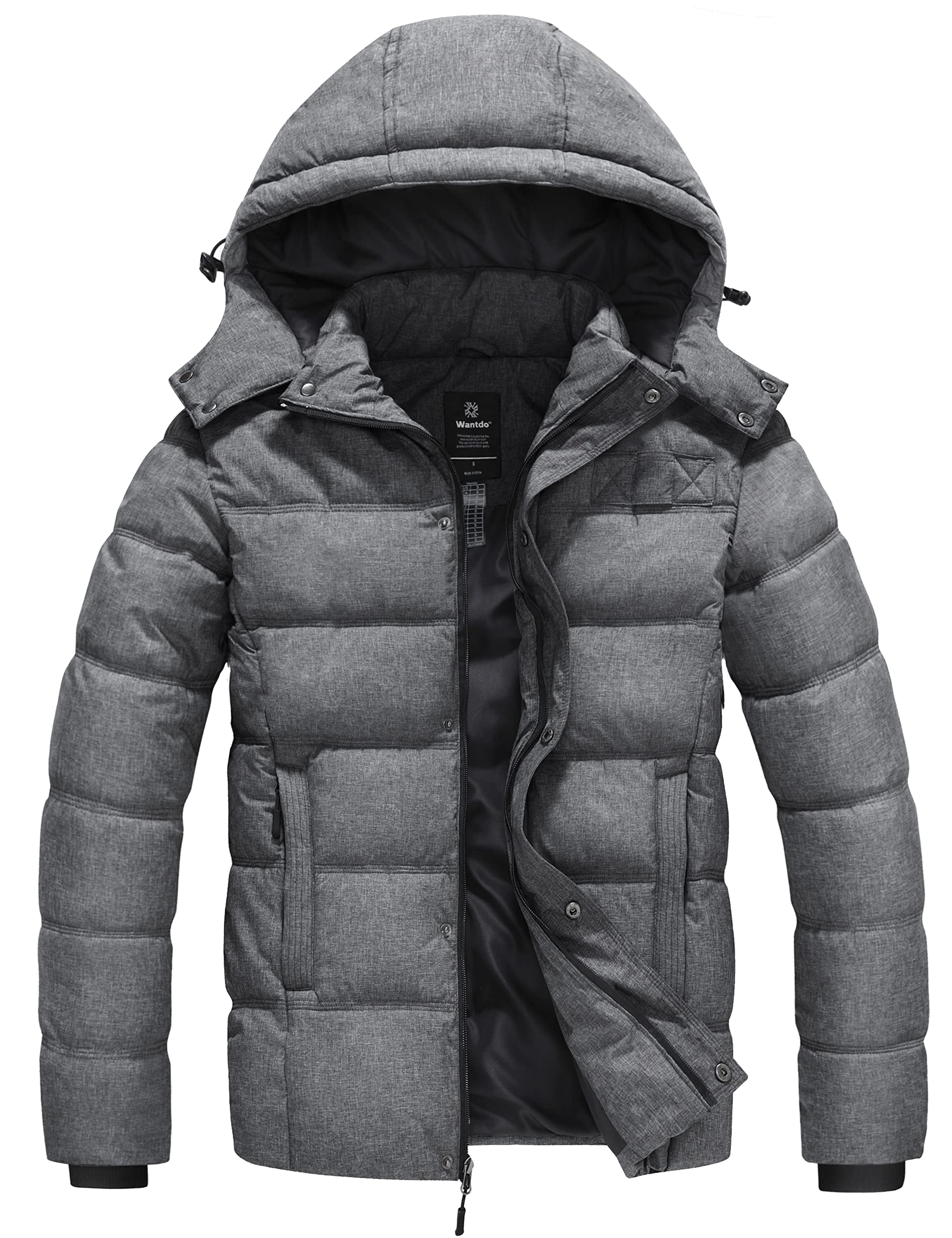 Foto 2 pulgar | Chaqueta De Invierno Wantdo Thicken Warm Puffer Chaqueta Para Hombre - Venta Internacional.