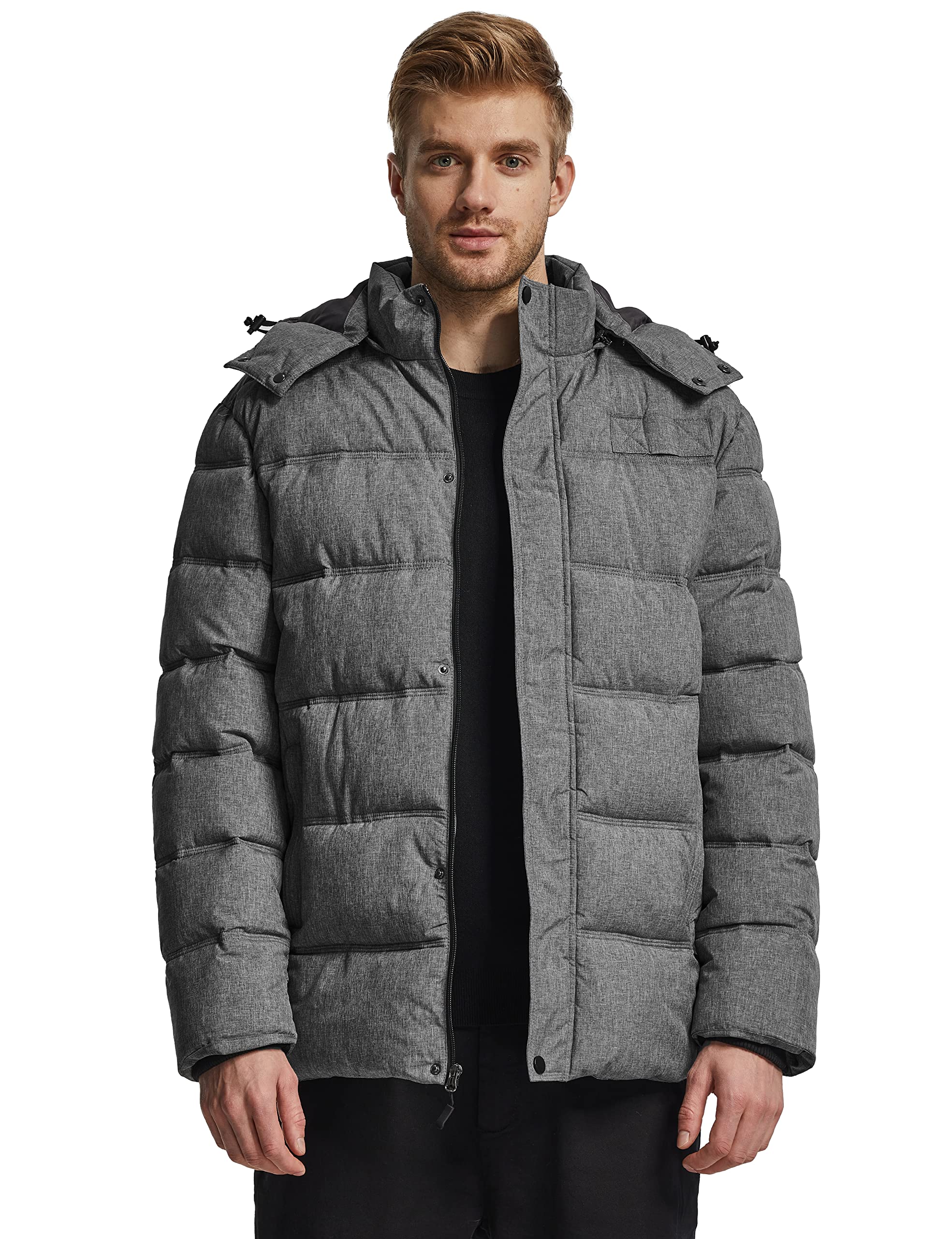 Foto 4 pulgar | Chaqueta De Invierno Wantdo Thicken Warm Puffer Chaqueta Para Hombre - Venta Internacional.