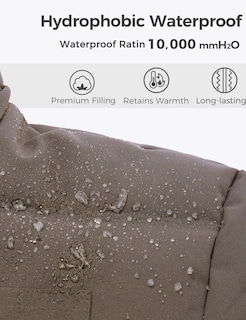 Foto 5 | Ropa De Abrigo Aislante Para Hombre Coat Wantdo, Gruesa Y Acolchada, Color Marrón - Venta Internacional.