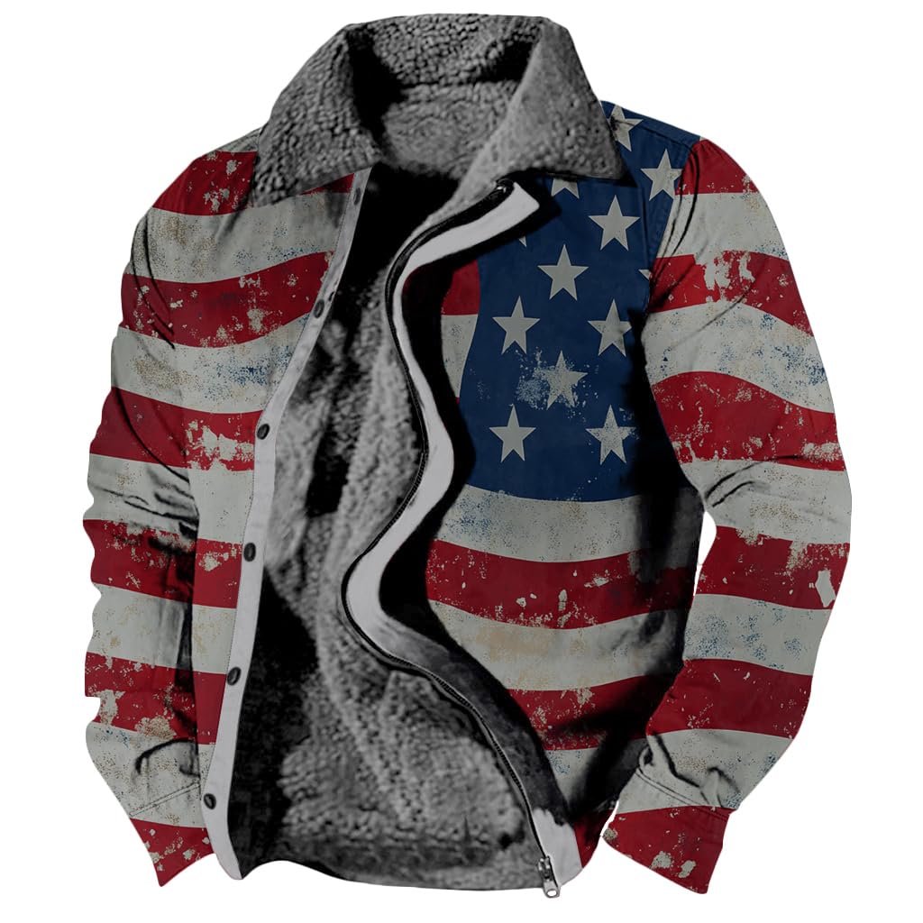 Foto 2 pulgar | Chaqueta Zocavia Western Aztec Fleece Para Hombre Otoño-invierno 3xl - Venta Internacional.