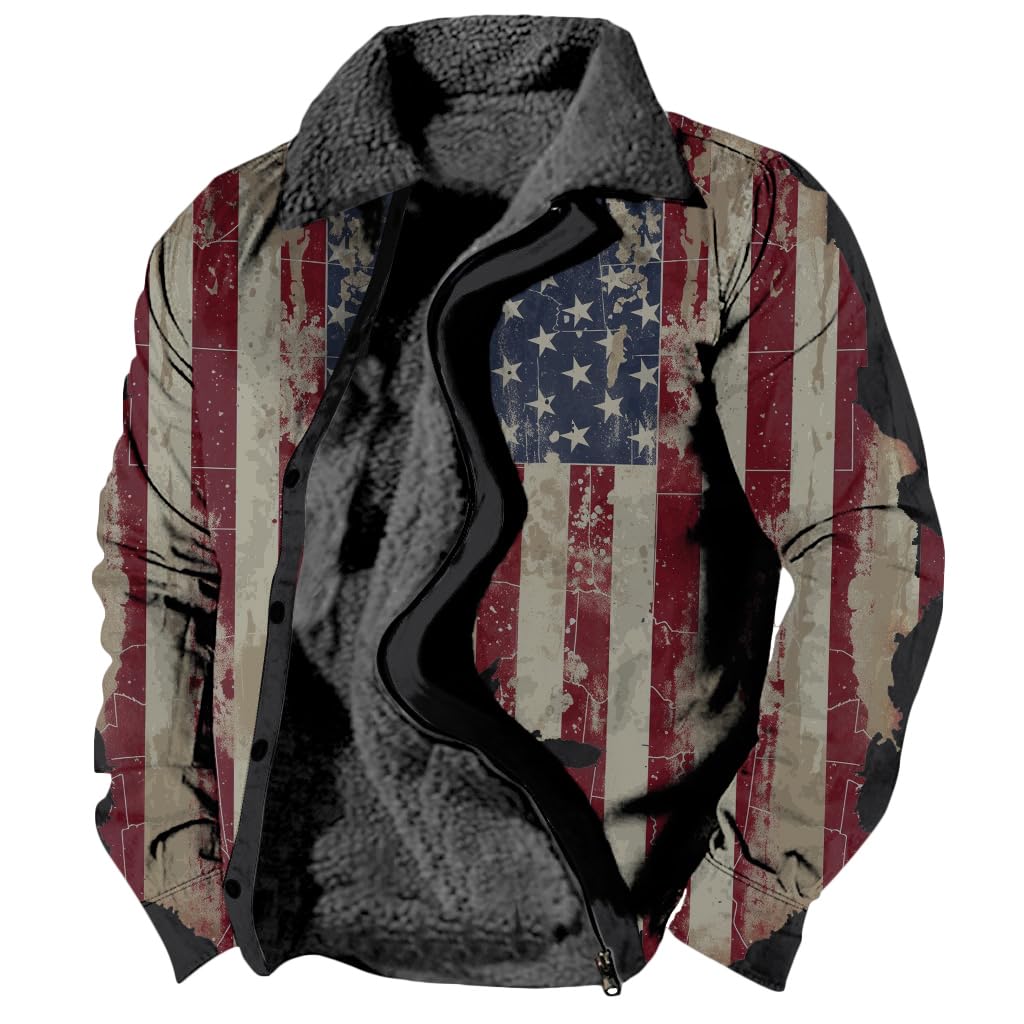 Foto 1 | Chaqueta Zocavia Western Aztec Fleece Para Hombre Otoño-invierno 3xl - Venta Internacional.