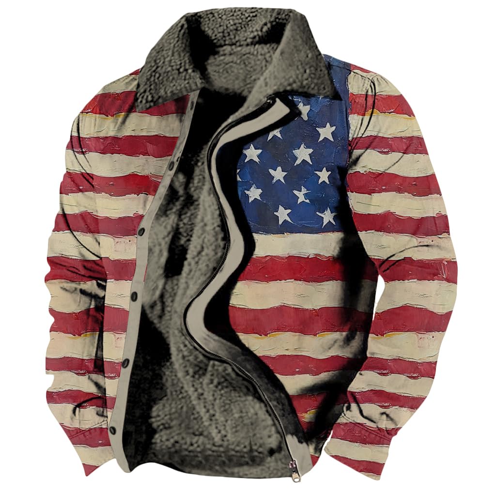 Foto 2 pulgar | Chaqueta Zocavia Western Aztec Fleece Para Hombre Otoño-invierno 3xl - Venta Internacional.