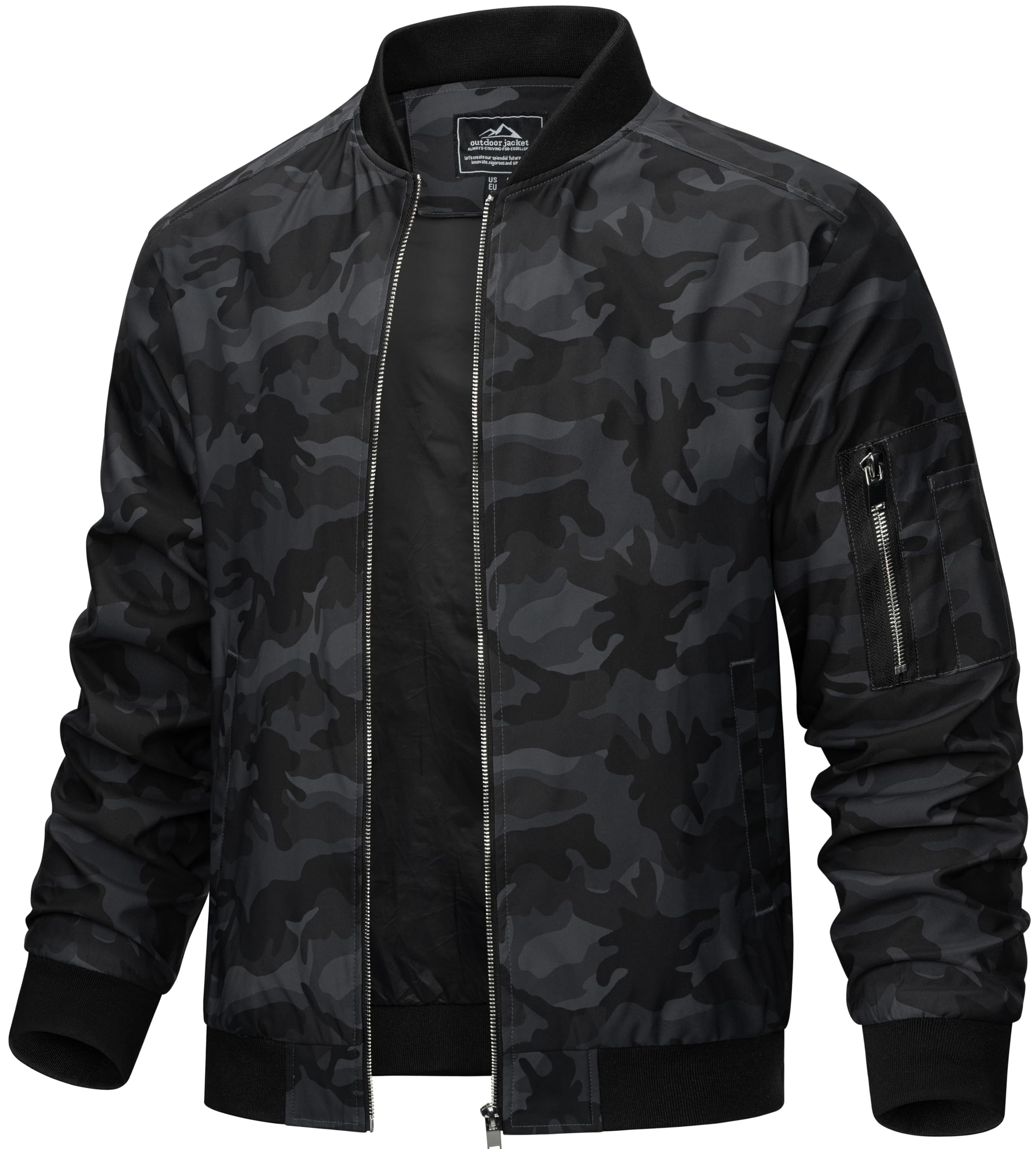 Foto 1 | Chaqueta Tacvasen Bomber A Prueba De Viento Ligera Para Hombre - Venta Internacional.