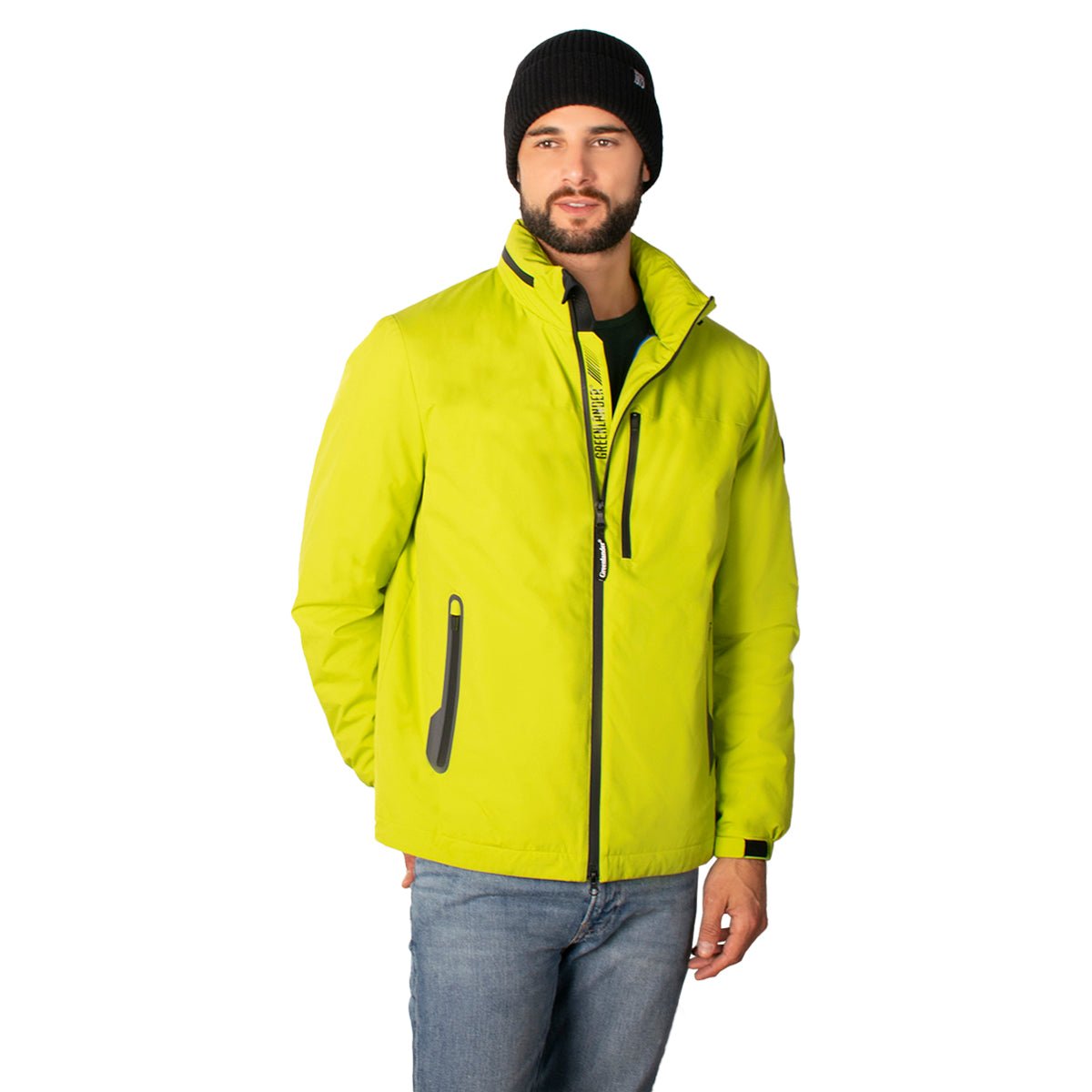 Foto 2 pulgar | Chamarra Greenlander Rompevientos Con Gorro Oculto Para Hombre