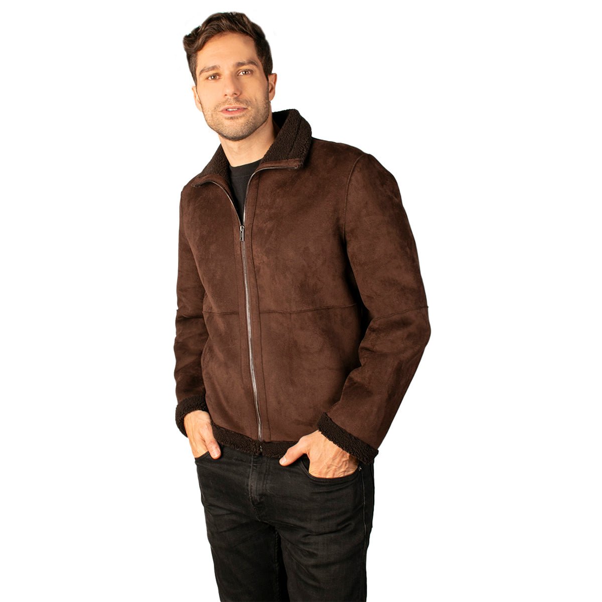 Foto 2 pulgar | Chamarra Greenlander Gamuza Para Hombre