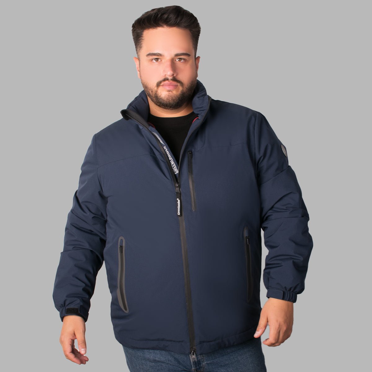 Foto 2 pulgar | Chamarra Greenlander Rompevientos Tallas Extra Para Hombre