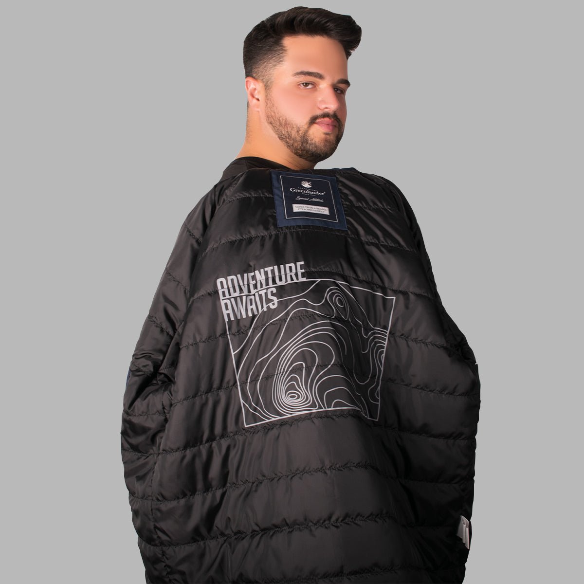 Foto 8 pulgar | Chamarra Greenlander Rompevientos Tallas Extra Para Hombre