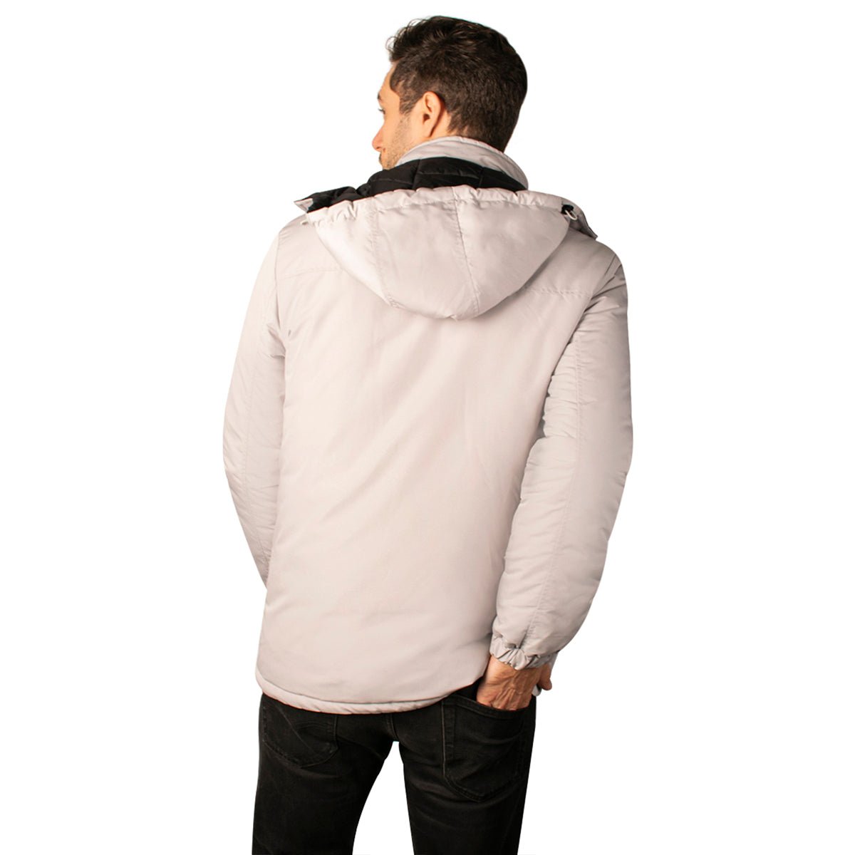 Foto 2 | Chamarra Greenlander Capitonada Reversible Con Gorro Desmontable Para Hombre