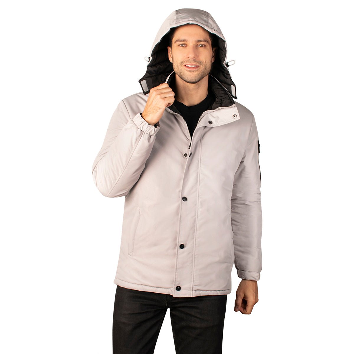 Foto 4 pulgar | Chamarra Greenlander Capitonada Reversible Con Gorro Desmontable Para Hombre