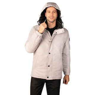 Foto 3 | Chamarra Greenlander Capitonada Reversible Con Gorro Desmontable Para Hombre