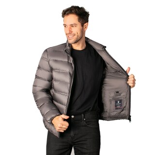 Foto 3 | Chamarra Greenlander Capitonada De Pluma Para Hombre