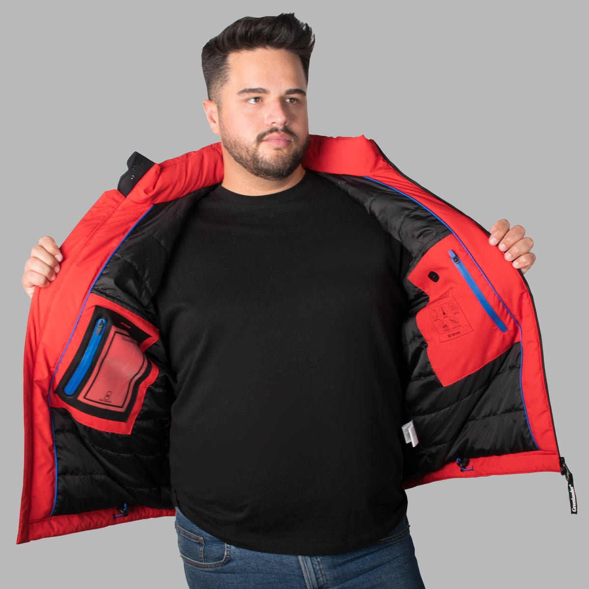 Foto 4 | Chamarra Greenlander Rompevientos Tallas Extra Para Hombre