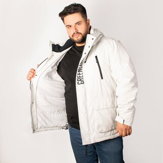 Foto 2 | Chamarra Greelander Rompevientos Tallas Extra Para Hombre