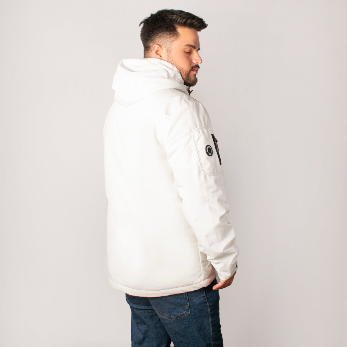Foto 4 | Chamarra Greelander Rompevientos Tallas Extra Para Hombre