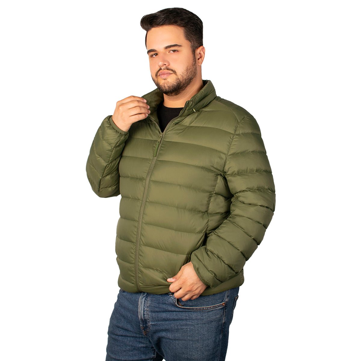 Foto 3 pulgar | Chamarra Greenlander Capitonada De Pluma Packable Tallas Extra Para Hombre