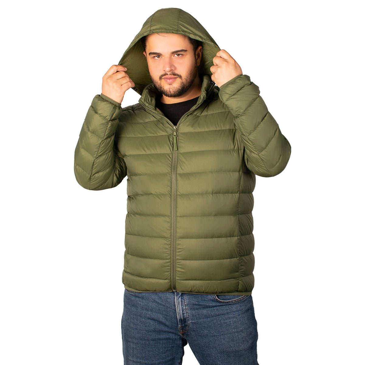 Foto 5 pulgar | Chamarra Greenlander Capitonada De Pluma Packable Tallas Extra Para Hombre