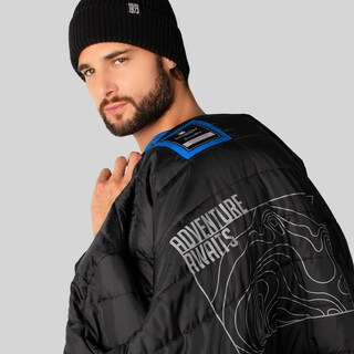 Foto 7 | Chamarra Greenlander Rompevientos Con Gorro Oculto Color Azul Claro Para Hombre