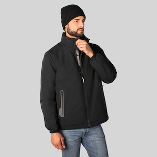 Foto 3 | Chamarra Greenlander Rompevientos Con Gorro Oculto Para Hombre