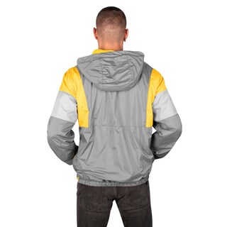 Foto 5 | Chamarra Greenlander Rompevientos Color Gris Con Amarillo Para Hombre