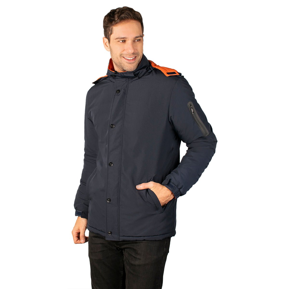 Foto 4 pulgar | Chamarra Greenlander Capitonada Reversible Con Gorro Desmontable Para Hombre