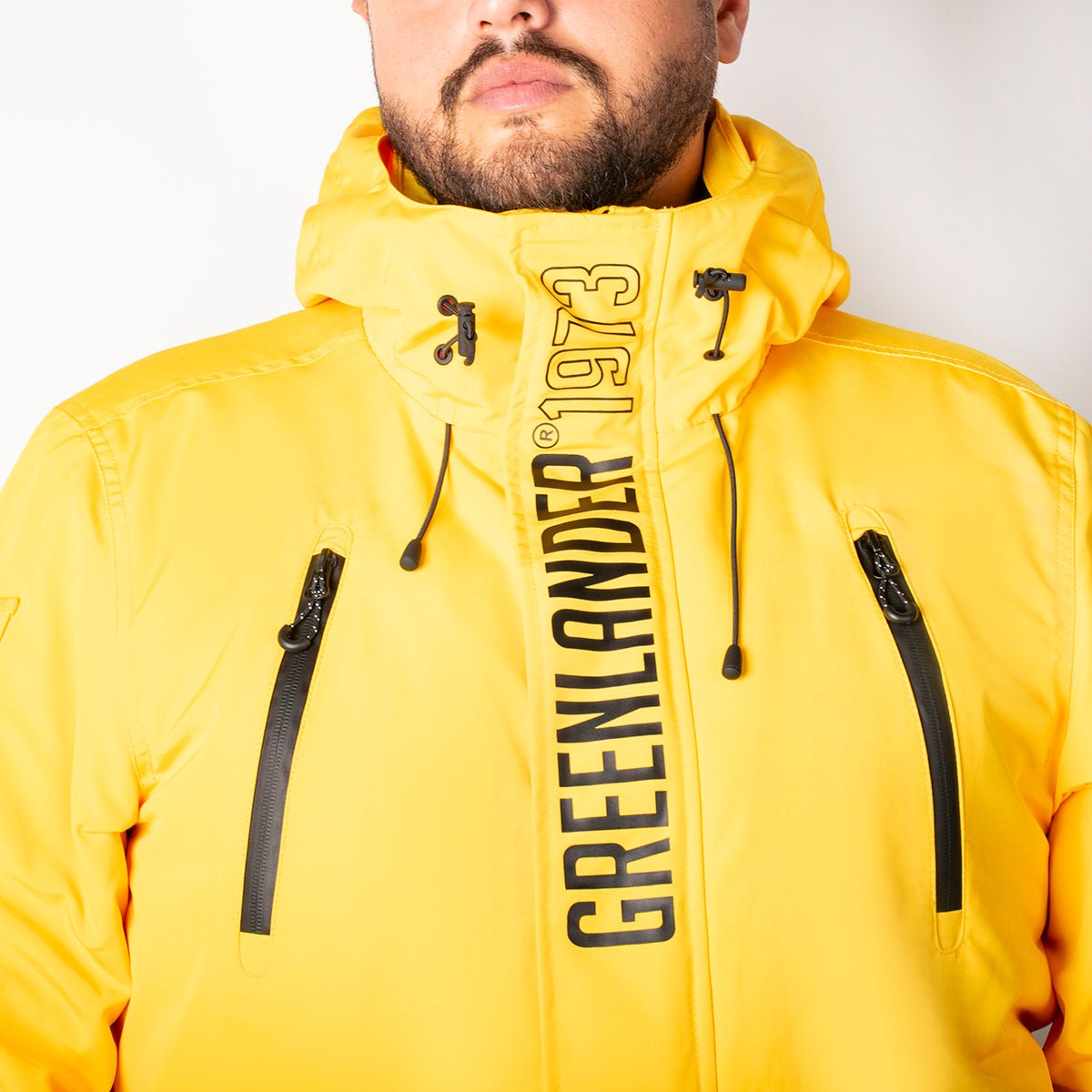 Foto 4 | Chamarra Greelander Rompevientos Tallas Extra Para Hombre