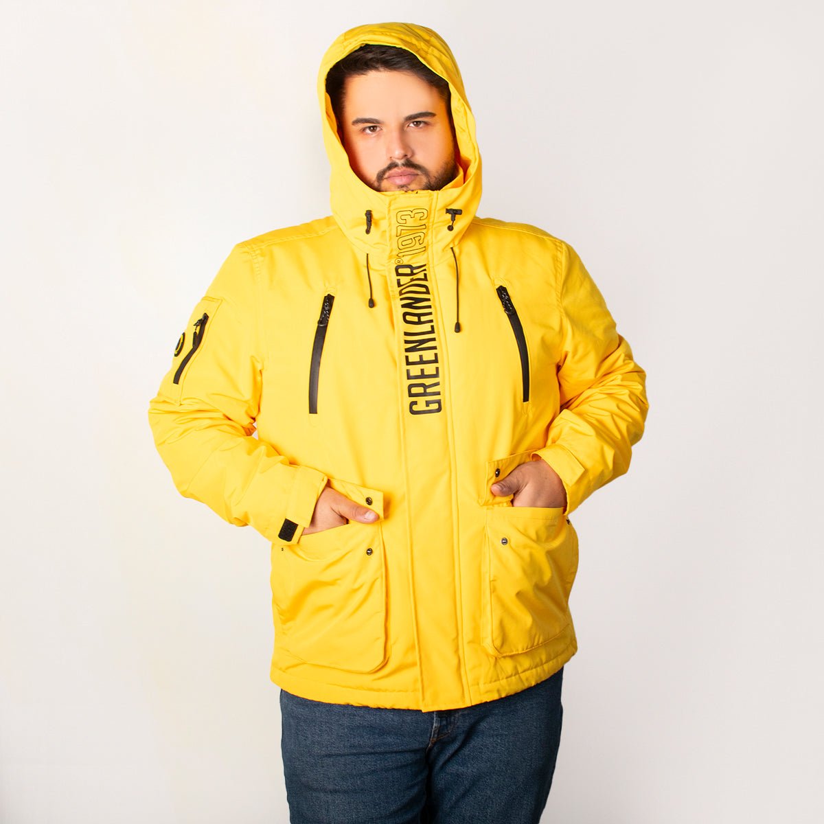 Foto 6 pulgar | Chamarra Greelander Rompevientos Tallas Extra Para Hombre