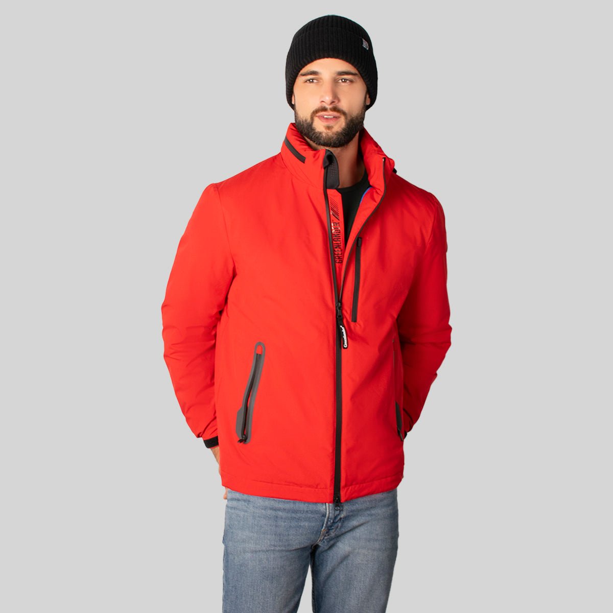 Foto 5 pulgar | Chamarra Greenlander Rompevientos Con Gorro Oculto Para Hombre