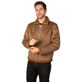 Foto 2 | Chamarra Greenlander Gamuza Para Hombre