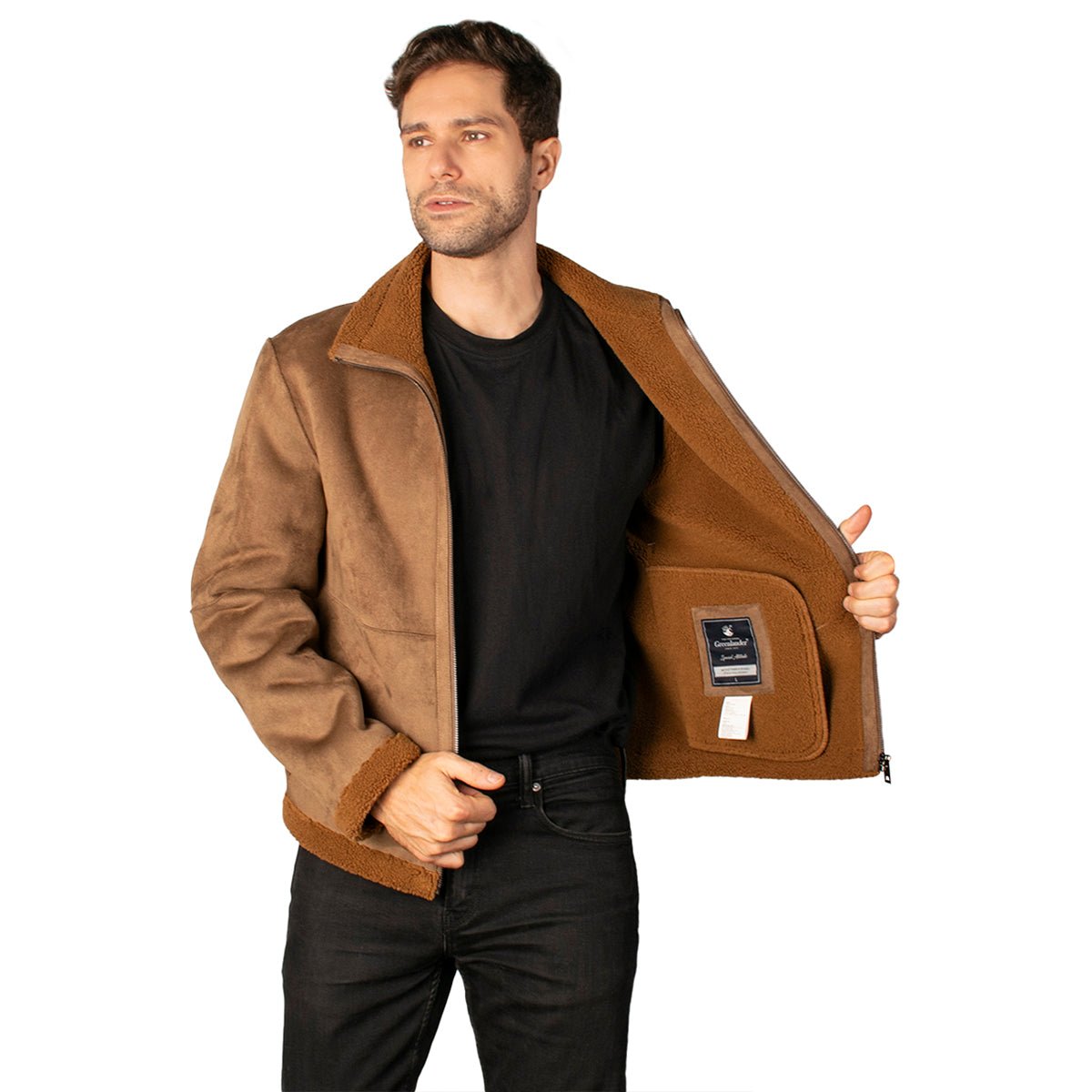 Foto 4 pulgar | Chamarra Greenlander Gamuza Para Hombre