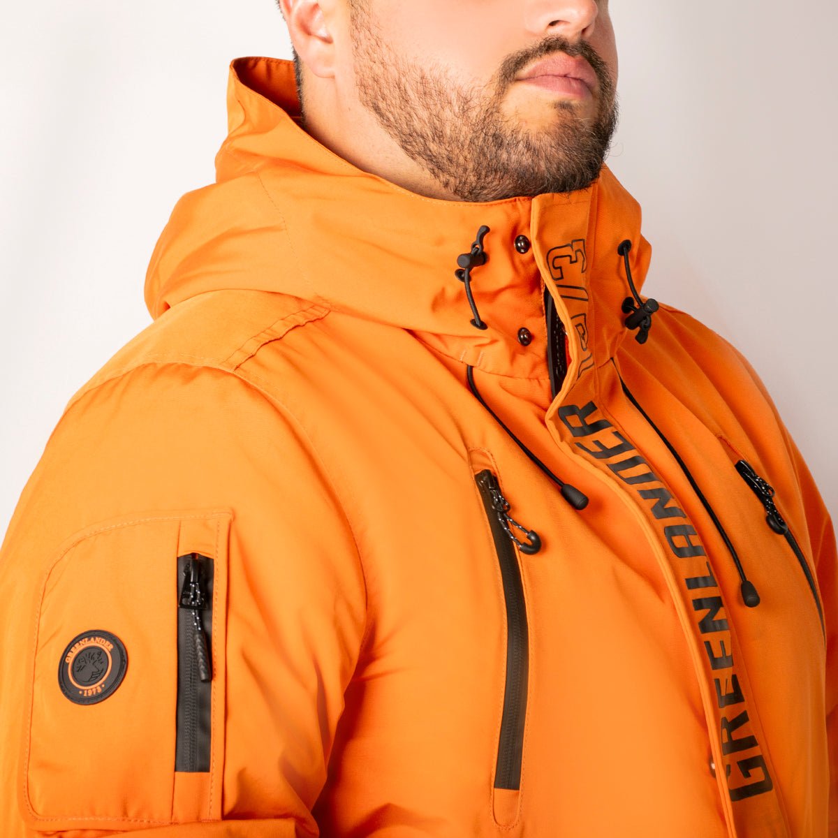 Foto 6 pulgar | Chamarra Greelander Rompevientos Tallas Extra Para Hombre