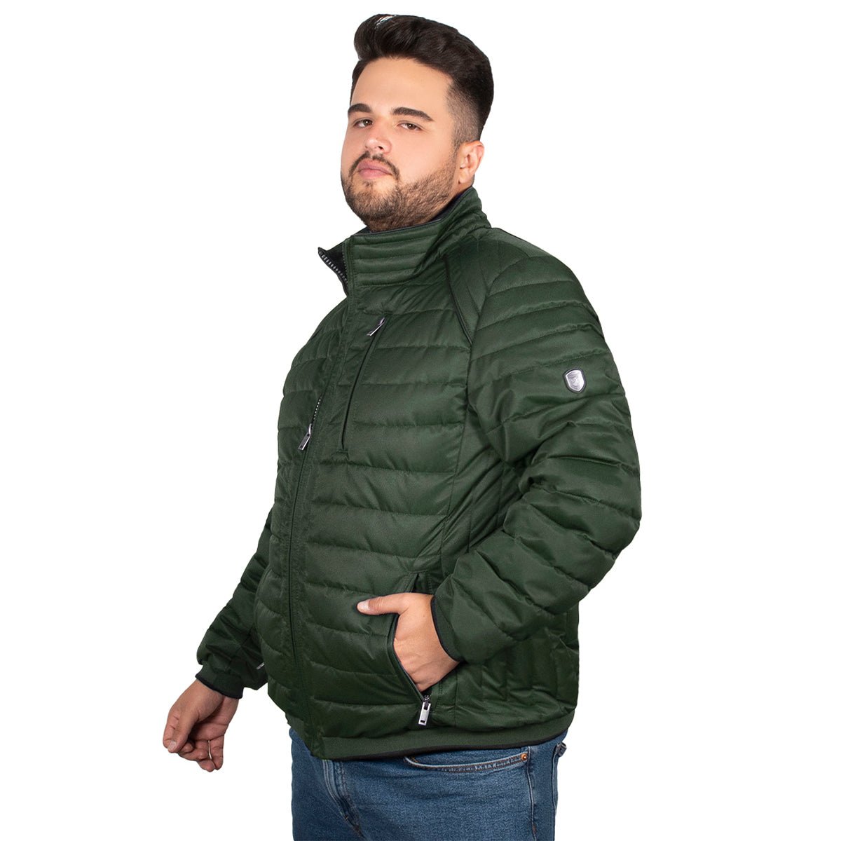 Foto 4 pulgar | Chamarra Greenlander Capitonada Tallas Extra Para Hombre