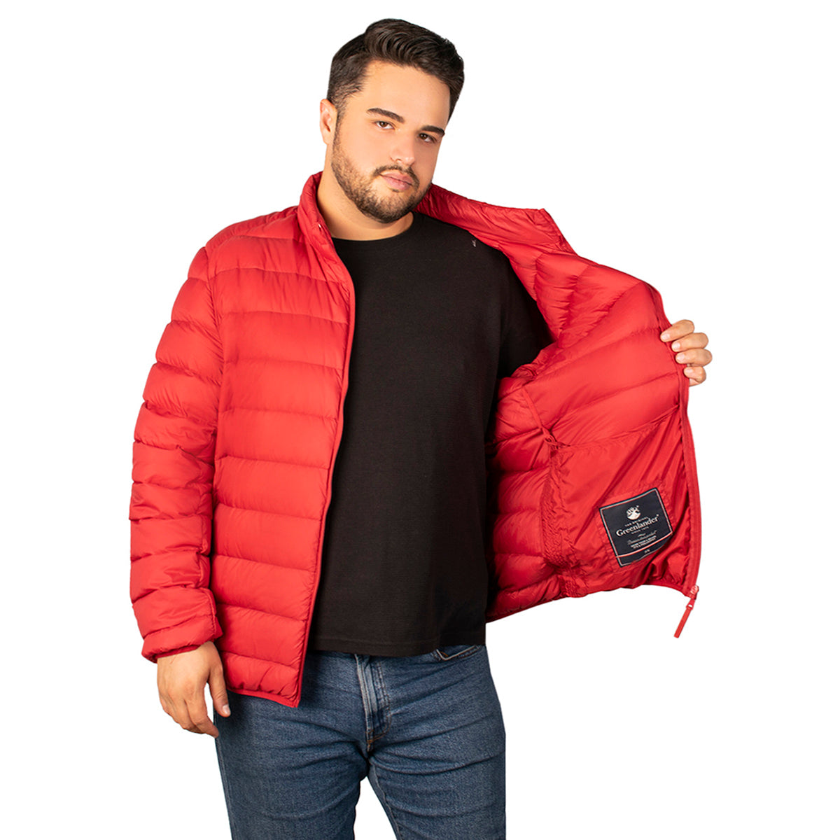 Foto 3 pulgar | Chamarra Greenlander Capitonada De Pluma Packable Tallas Extra Para Hombre