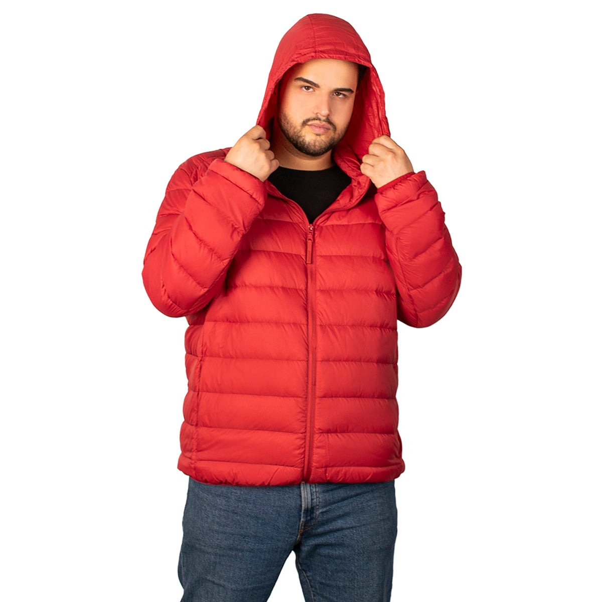 Foto 4 | Chamarra Greenlander Capitonada De Pluma Packable Tallas Extra Para Hombre