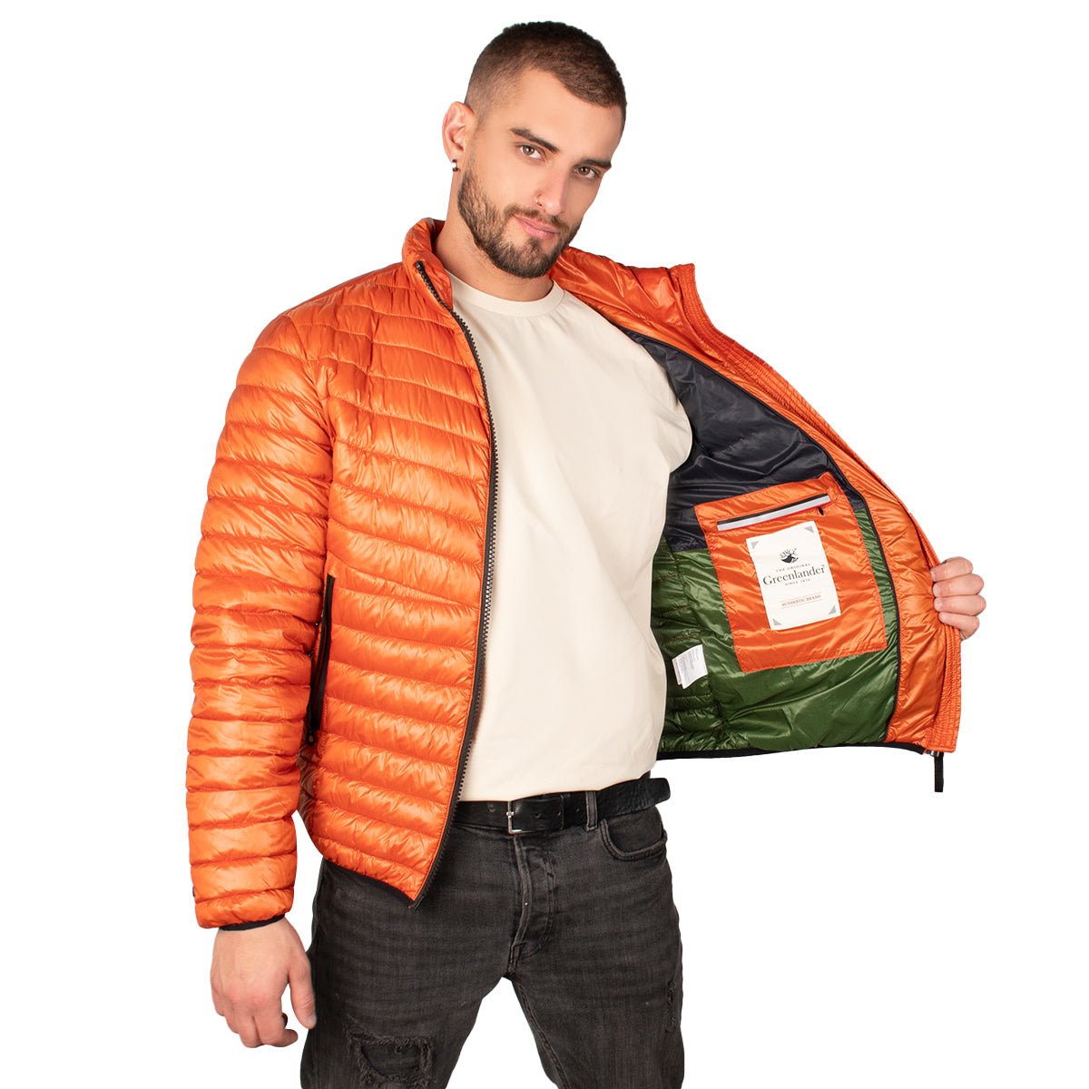 Foto 3 pulgar | Chamarra Greenlander Capitonada Ligera Para Hombre