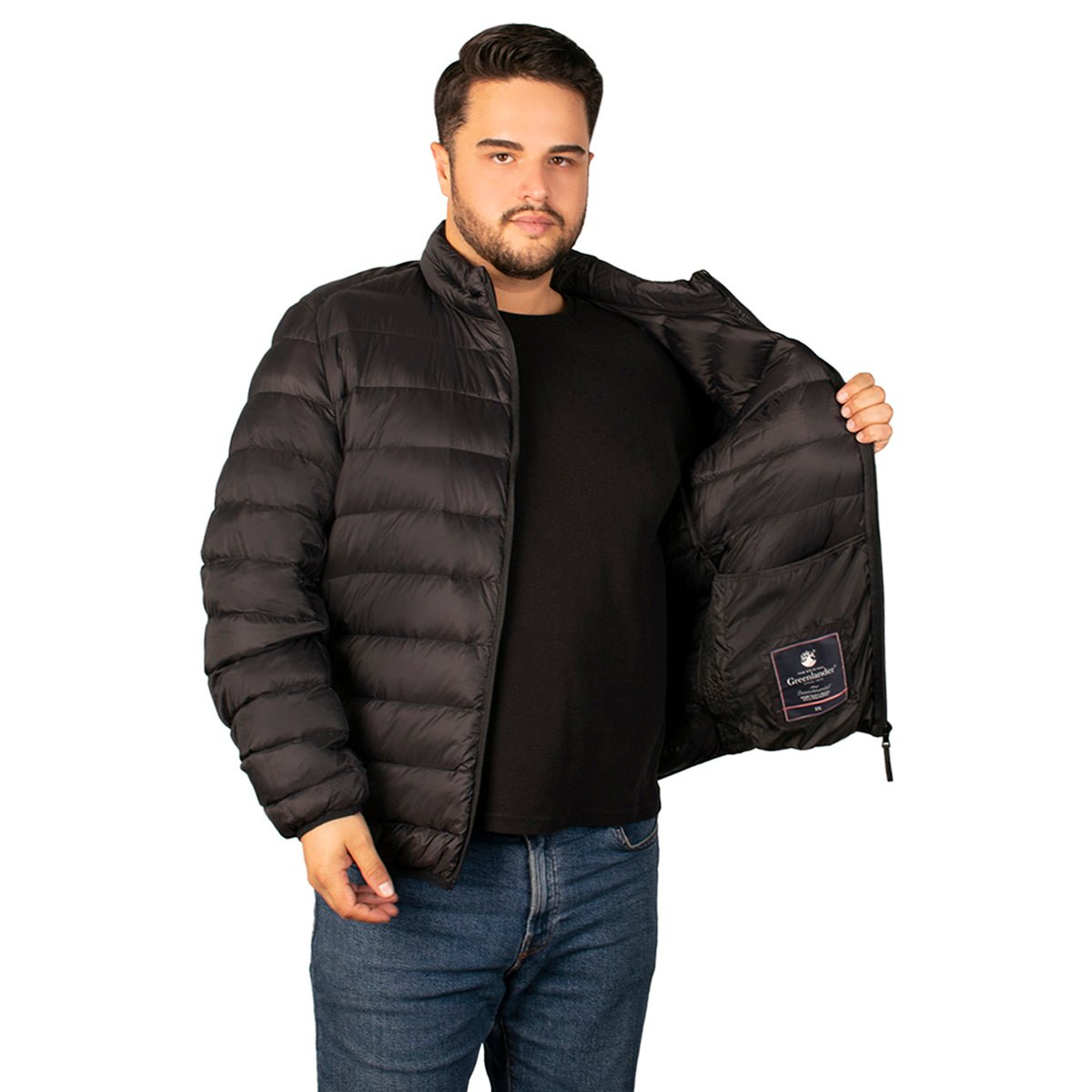 Foto 4 pulgar | Chamarra Greenlander Capitonada De Pluma Packable Tallas Extra Para Hombre