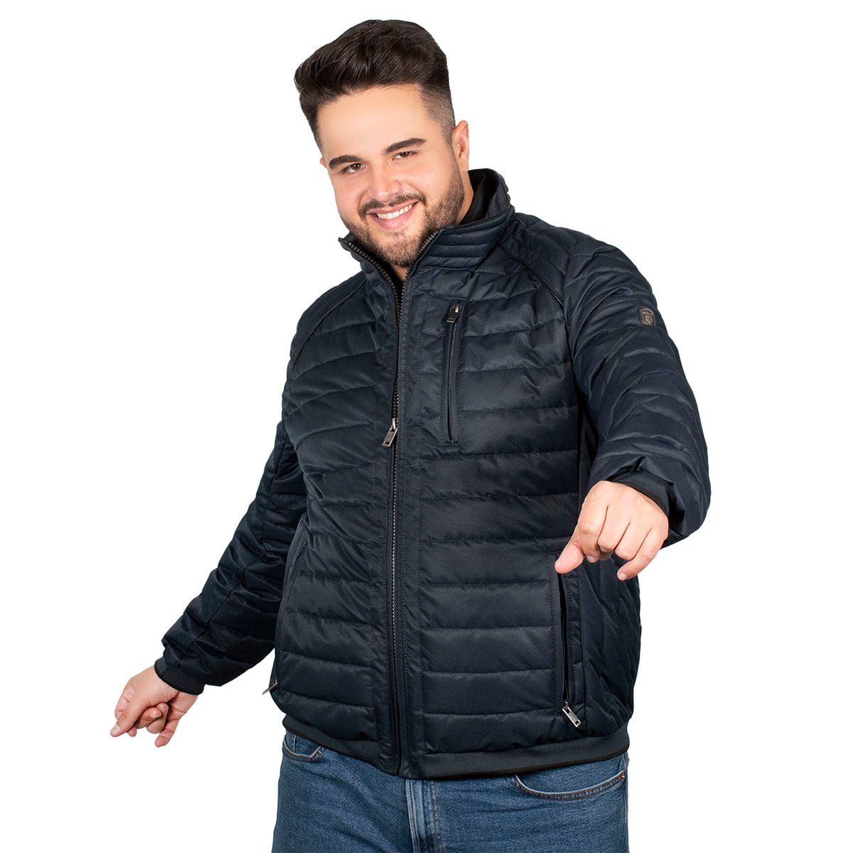 Foto 2 pulgar | Chamarra Greenlander Capitonada Tallas Extra Para Hombre