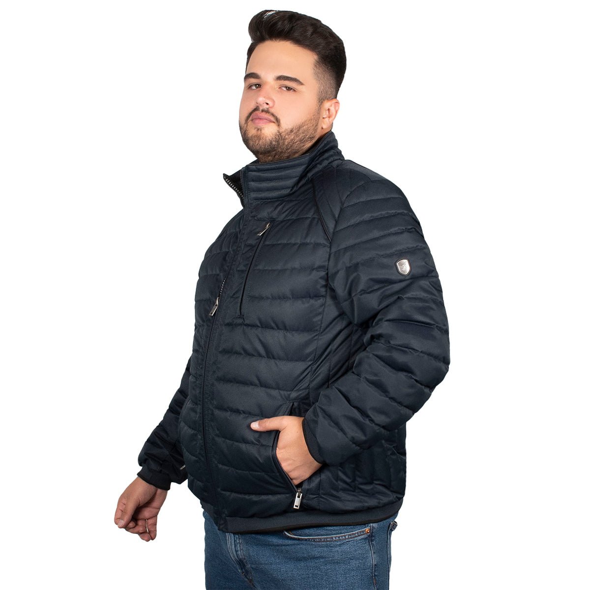 Foto 4 pulgar | Chamarra Greenlander Capitonada Tallas Extra Para Hombre