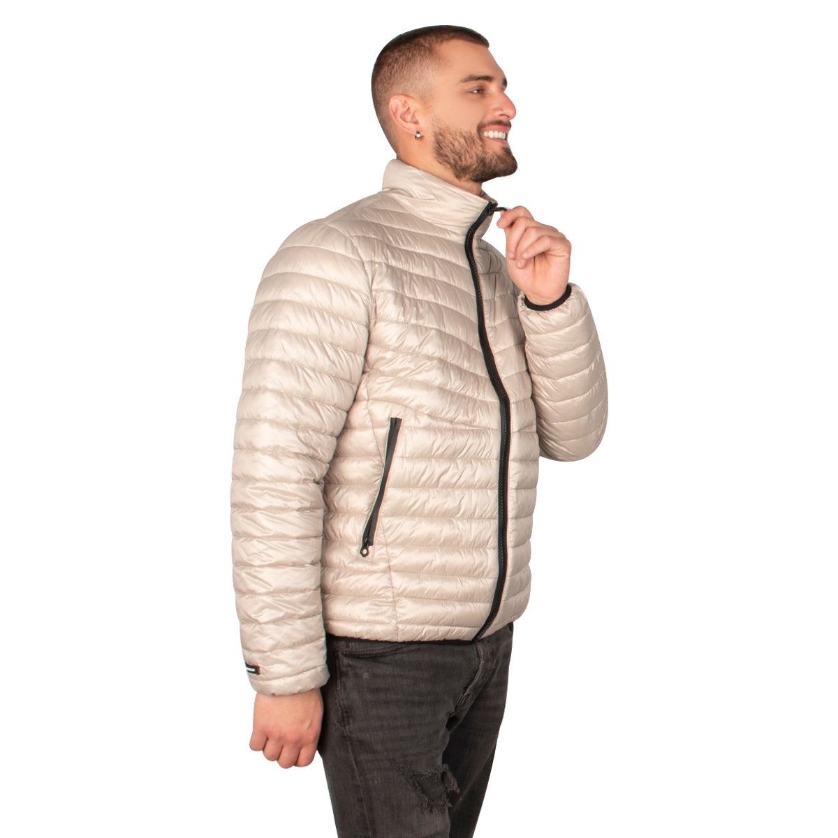 Foto 4 pulgar | Chamarra Greenlander Capitonada Ligera Para Hombre