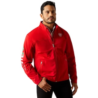 Foto 1 | Chaqueta Ariat New Team Softshell Resistente Al Agua Para Hombre Roja - Venta Internacional.