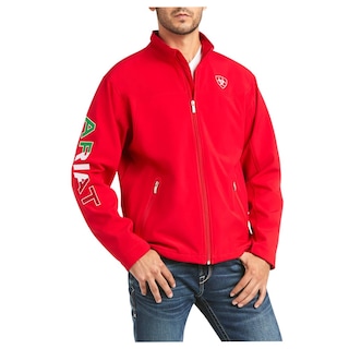 Foto 2 | Chaqueta Ariat New Team Softshell Resistente Al Agua Para Hombre Roja - Venta Internacional.