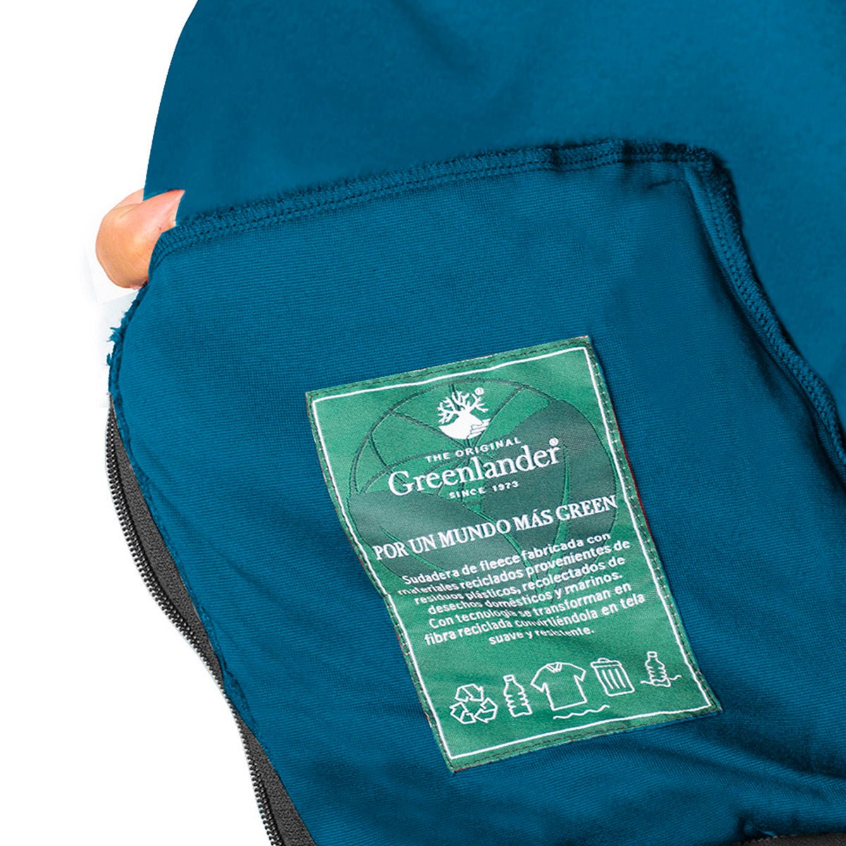 Foto 6 pulgar | Sudadera Greenlander Eco Fleece Ligero Para Hombre