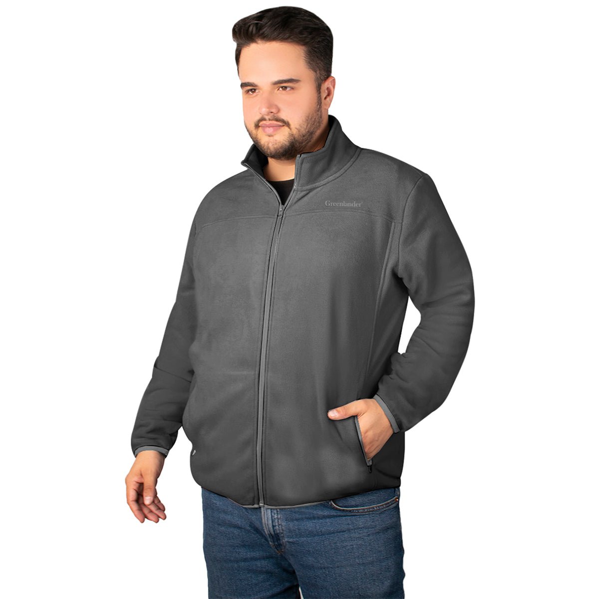 Foto 3 | Sudadera Greenlander Eco Fleece Ligero Para Hombre