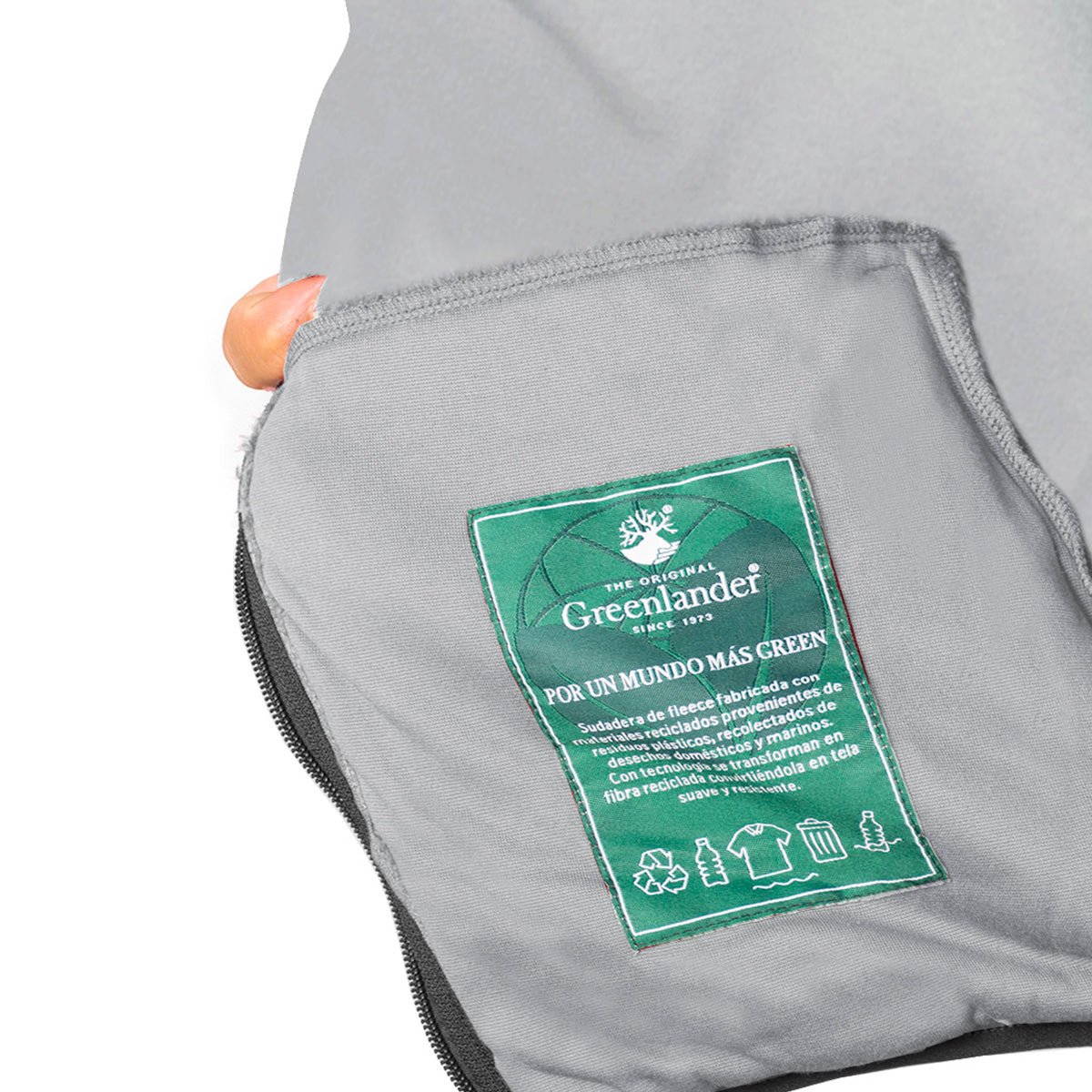 Foto 6 pulgar | Sudadera Greenlander Eco Fleece Ligero Para Hombre