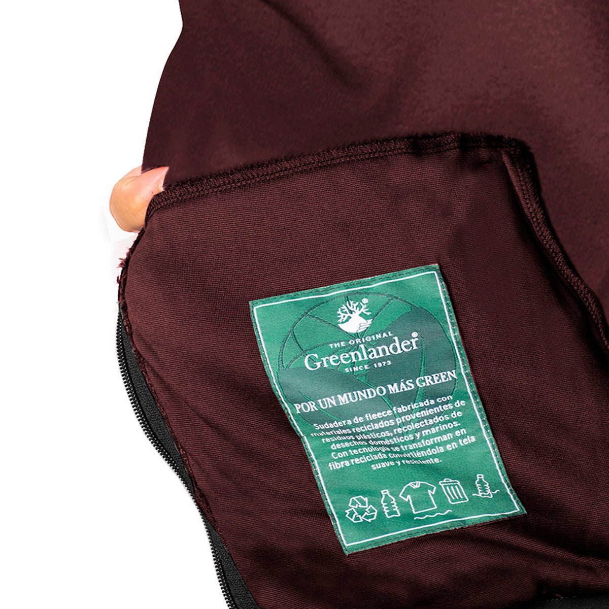 Foto 7 pulgar | Sudadera Greenlander Eco Fleece Ligero Para Hombre
