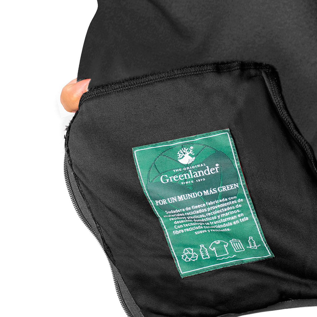 Foto 6 pulgar | Sudadera Greenlander Eco Fleece Ligero Para Hombre