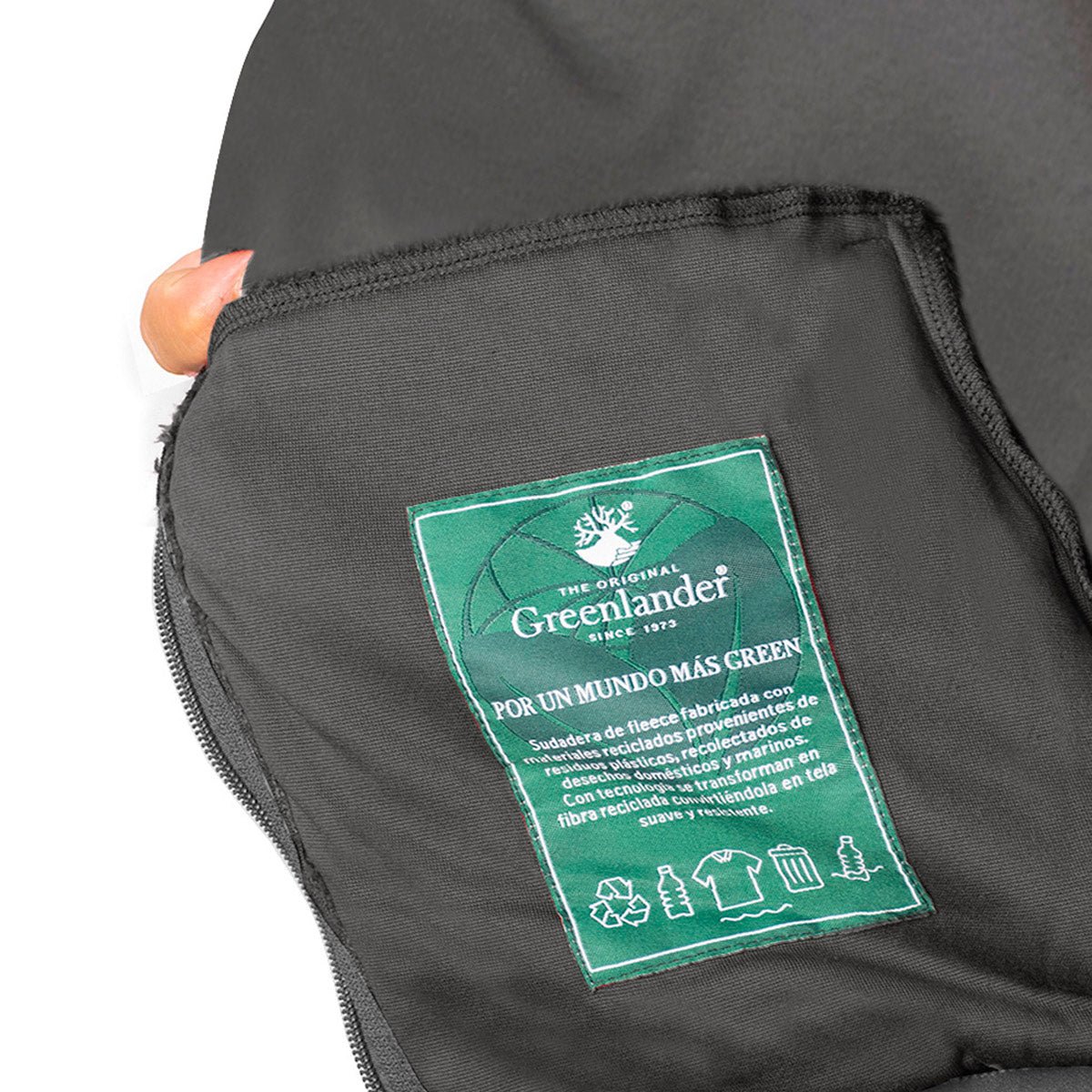 Foto 4 pulgar | Sudadera Greenlander Eco Fleece Ligero Para Hombre