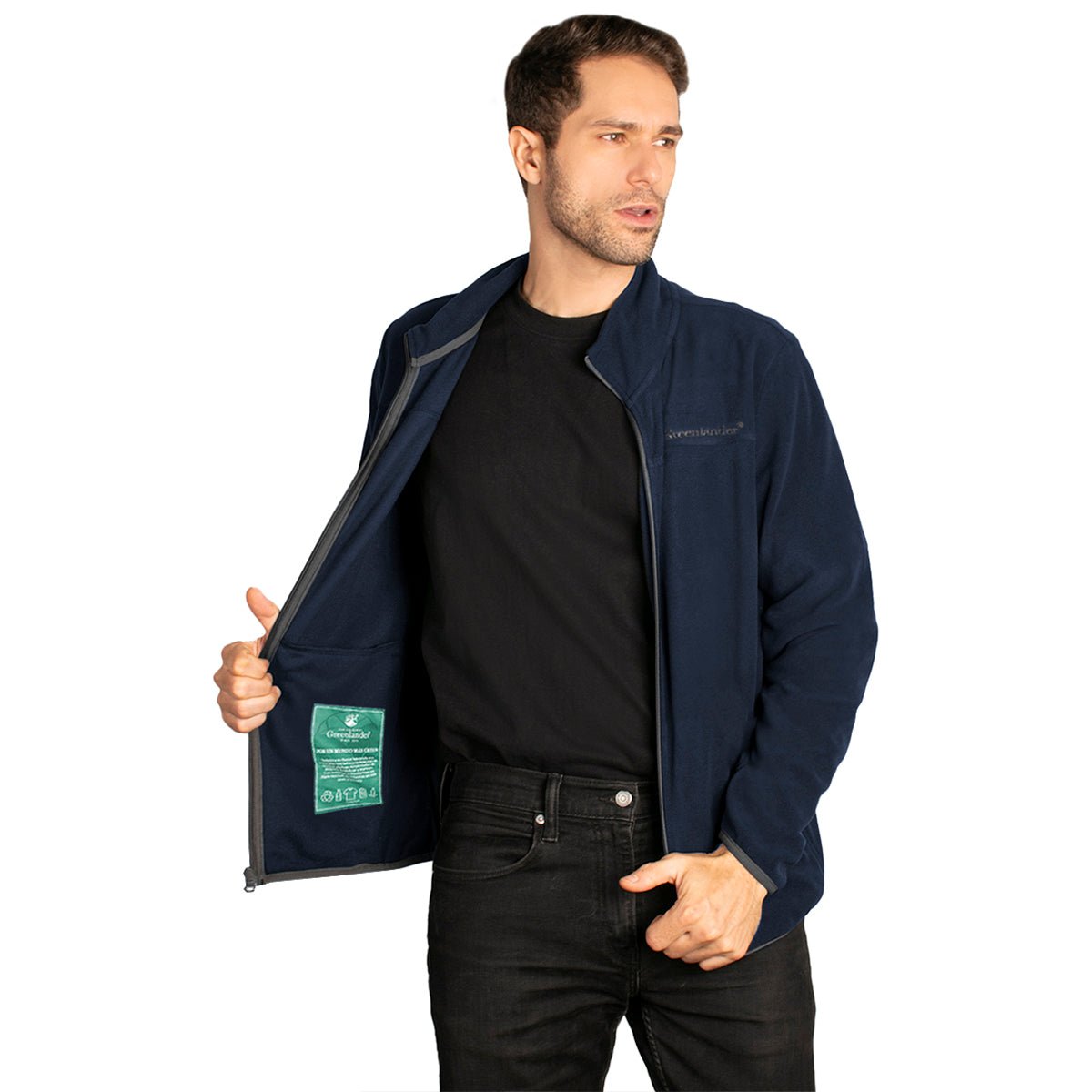 Foto 3 pulgar | Sudadera Greenlander Eco Fleece Ligero Para Hombre