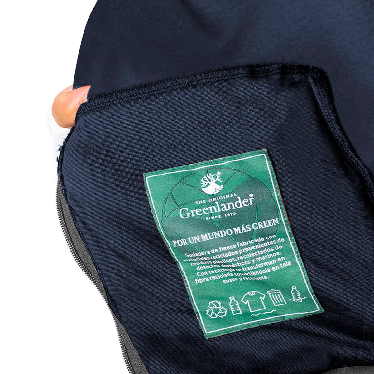 Foto 5 pulgar | Sudadera Greenlander Eco Fleece Ligero Para Hombre